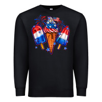 Black 4th of July ice creams Premium Sweatshirt - Neo Western
