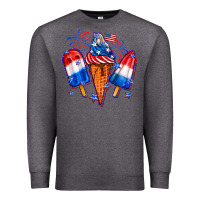 Charcoal Heather 4th of July ice creams Premium Sweatshirt - Neo Western