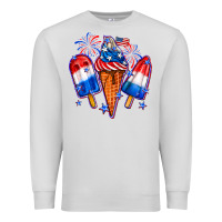 Dove Grey 4th of July ice creams Premium Sweatshirt - Neo Western