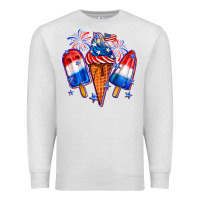 Oatmeal Heather 4th of July ice creams Premium Sweatshirt - Neo Western