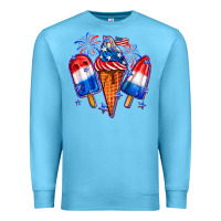Ocean Blue 4th of July ice creams Premium Sweatshirt - Neo Western