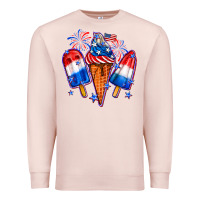 Pale Pink 4th of July ice creams Premium Sweatshirt - Neo Western