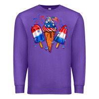 Purple 4th of July ice creams Premium Sweatshirt - Neo Western