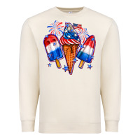 Sandshell 4th of July ice creams Premium Sweatshirt - Neo Western