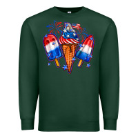 Sports Green 4th of July ice creams Premium Sweatshirt - Neo Western