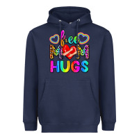 Navy free mom hugs Heavyweight Hoodie - Zillion Design Studio