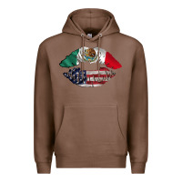 Chestnut mexico usa lips Premium Hoodie - AdoDesignShop