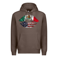 Coffee mexico usa lips Premium Hoodie - AdoDesignShop