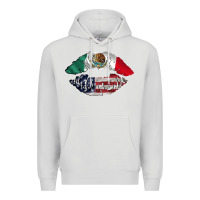 Dove Grey mexico usa lips Premium Hoodie - AdoDesignShop