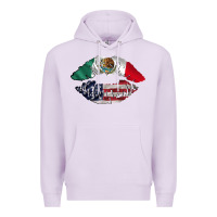 Lilac mexico usa lips Premium Hoodie - AdoDesignShop