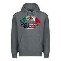 Rock mexico usa lips Premium Hoodie - AdoDesignShop