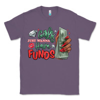 Lavender girls just wanna have funds Classic Tee - MaliasSmallBusiness