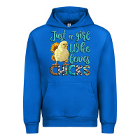 Cobalt Western Just A Girl Who loves Chicks Urban Hoodie - LillyAllenDesigns