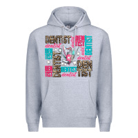 Heather Grey dentist Premium Hoodie - AdoDesignShop