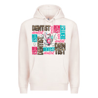 Pale Pink dentist Premium Hoodie - AdoDesignShop