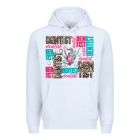 White dentist Premium Hoodie - AdoDesignShop