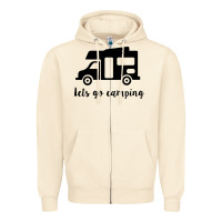 Sandshell lets go camping Zipper Hoodie - Unal Design