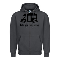 Smoke lets go camping Zipper Hoodie - Unal Design