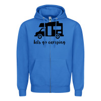 True Royal lets go camping Zipper Hoodie - Unal Design