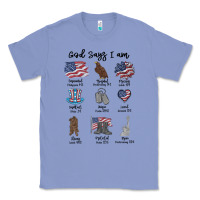 Colony Blue god says i am Classic Tee - MaliasSmallBusiness