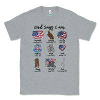 Heather Grey god says i am Classic Tee - MaliasSmallBusiness