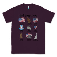 Plum god says i am Classic Tee - MaliasSmallBusiness