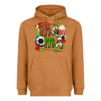 Meerkat mama soccer with popcorn Heavyweight Hoodie - texasbilliewilder