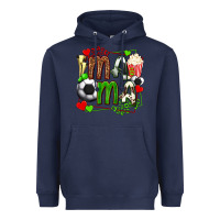 Navy mama soccer with popcorn Heavyweight Hoodie - texasbilliewilder