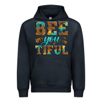 Navy Western Bee You Tiful Bee Urban Hoodie - LillyAllenDesigns