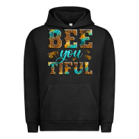 Pigment Black Western Bee You Tiful Bee Urban Hoodie - LillyAllenDesigns