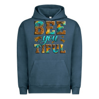 Pigment Midnight Navy Western Bee You Tiful Bee Urban Hoodie - LillyAllenDesigns