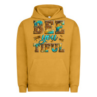 Pigment Peanut Butter Western Bee You Tiful Bee Urban Hoodie - LillyAllenDesigns
