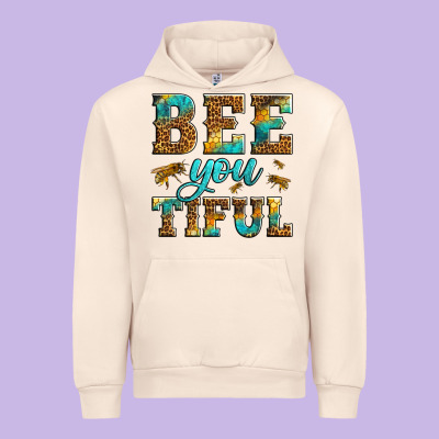 Western Bee You Tiful Bee Urban Hoodie Designed By Lillyallendesigns