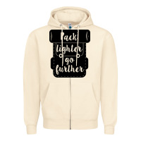 Sandshell pack lighter go further Zipper Hoodie - Unal Design