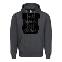 Smoke pack lighter go further Zipper Hoodie - Unal Design