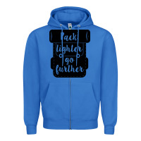 True Royal pack lighter go further Zipper Hoodie - Unal Design