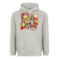 Moon Dust mama softball baseball with popcorn Heavyweight Hoodie - texasbilliewilder