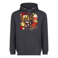 Smoke mama softball baseball with popcorn Heavyweight Hoodie - texasbilliewilder