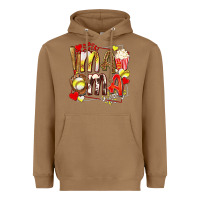 Toasted Coconut mama softball baseball with popcorn Heavyweight Hoodie - texasbilliewilder