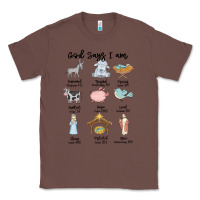 Chestnut god says i am Classic Tee - MaliasSmallBusiness
