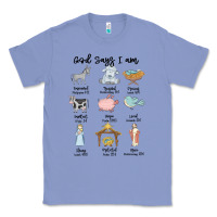 Colony Blue god says i am Classic Tee - MaliasSmallBusiness