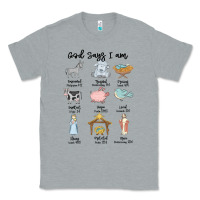 Heather Grey god says i am Classic Tee - MaliasSmallBusiness