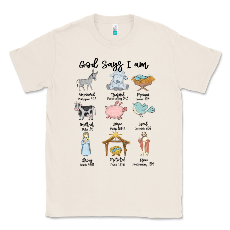 God Says I Am Classic Tee by MaliasSmallBusiness | Teevron