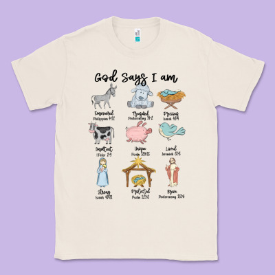 Classic Tee god says i am