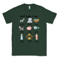 Sports Green god says i am Classic Tee - MaliasSmallBusiness