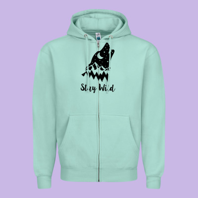 Zipper Hoodie stay wild