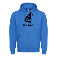 True Royal stay wild Zipper Hoodie - Unal Design