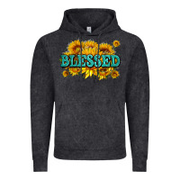 Glitter Blessed With Sunflowers Vintage Hoodie | Teevron