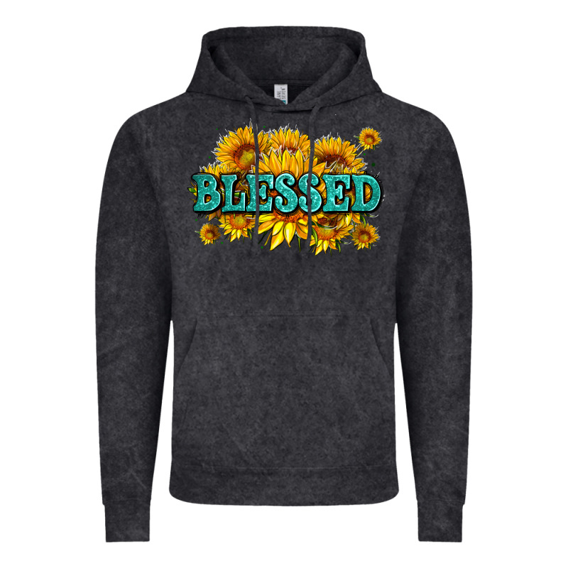 Glitter Blessed With Sunflowers Vintage Hoodie by AdoDesignShop | Teevron