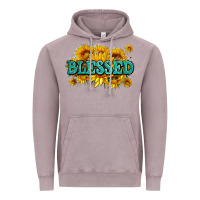 Vintage Zinc glitter blessed with sunflowers Vintage Hoodie - AdoDesignShop